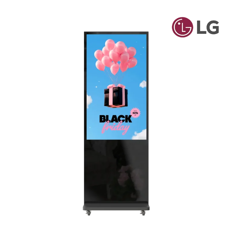 LG전자 49인치 블랙 키오스크 49UH5Q-E 스탠드 DID 사이니지