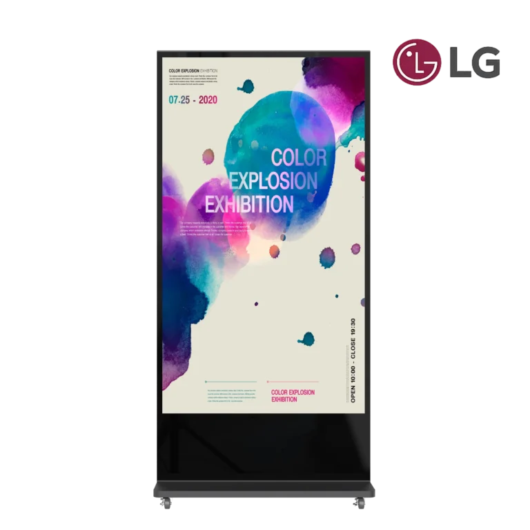 LG전자 75인치 블랙 키오스크 75UH7N-M 스탠드 DID 사이니지