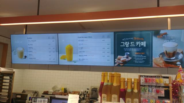 뚜레쥬르 전국 직영 가맹점 디지털 메뉴보드