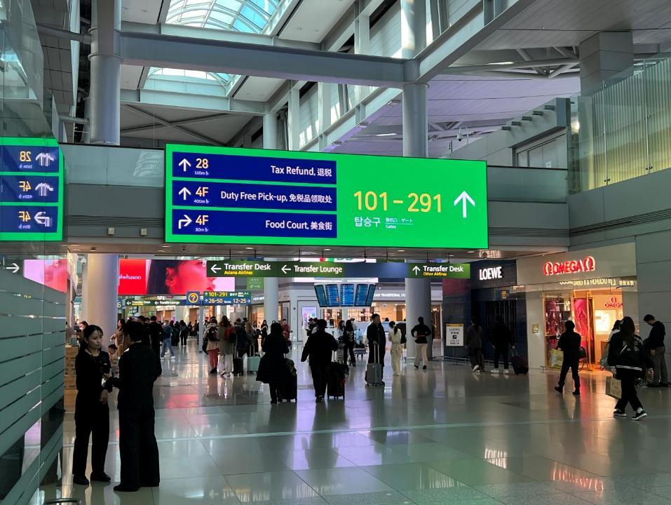 인천공항 T1 광고매체 (3F AS)