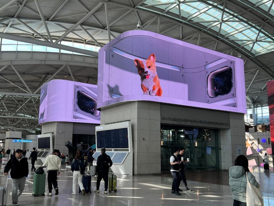 인천공항 T1 광고매체 (3F LS)